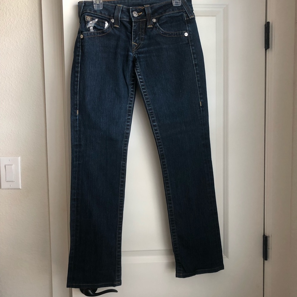 True Religion- Metallic Silver logo